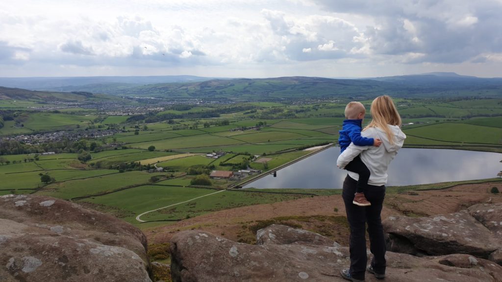 View from the top of Embsay Crag