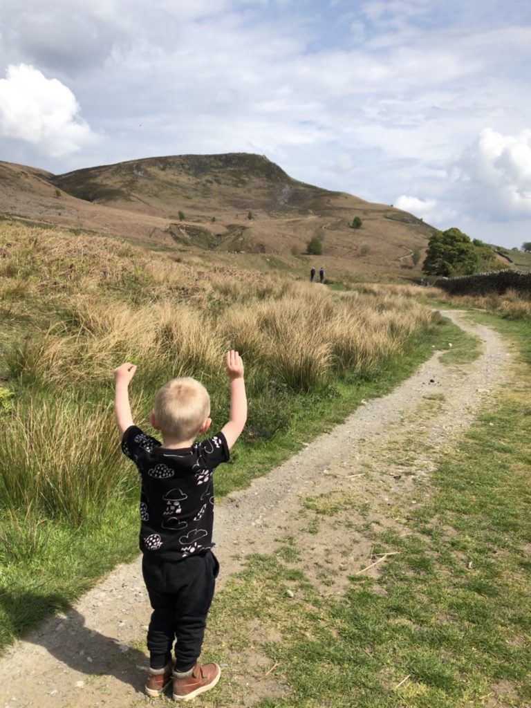 He did it! Embsay Crag