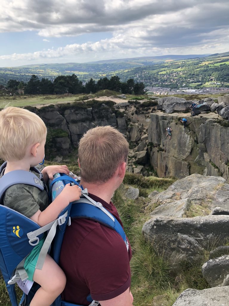 quarry at cow and calf ilkley
