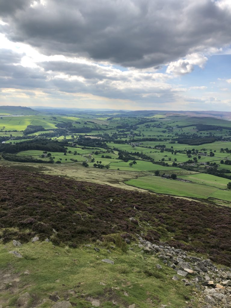 views over Bolton Abbey