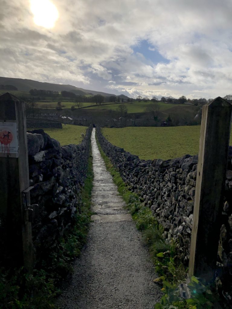 footpath down to Linton Falls