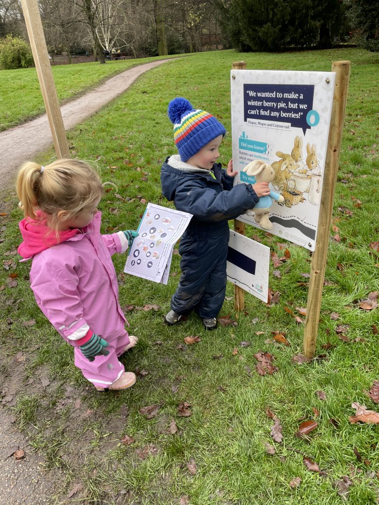 peter rabbit trail at nostell priory
