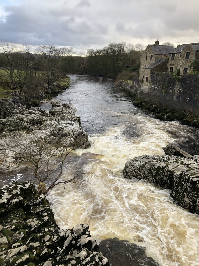 Linton Falls in full flow