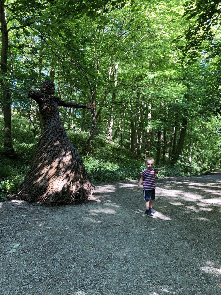 the wicker lady in the woods