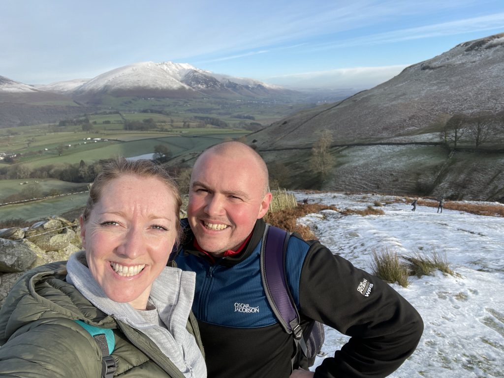 snowy mountains in the lakes