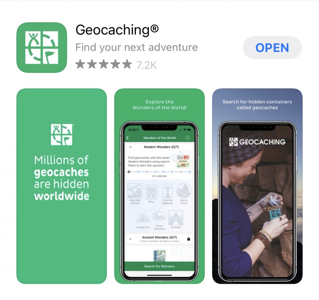 Geocaching app