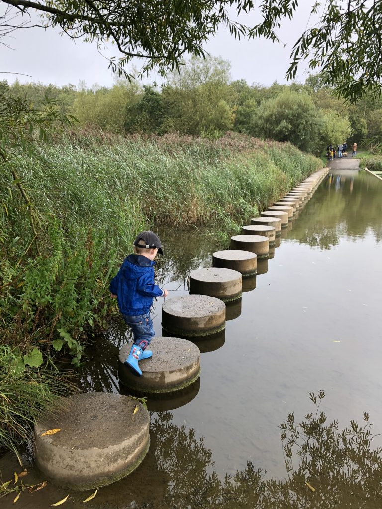 stepping stones at druridge bay country park. we love this northumberland park