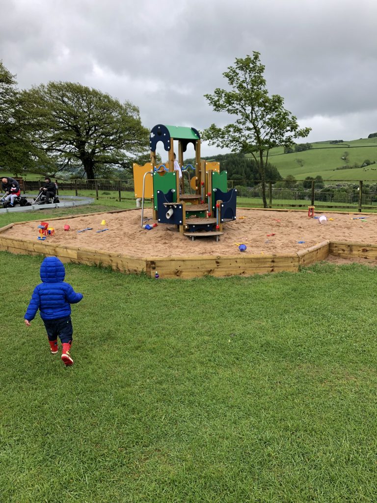 outdoor sand pit at hesketh