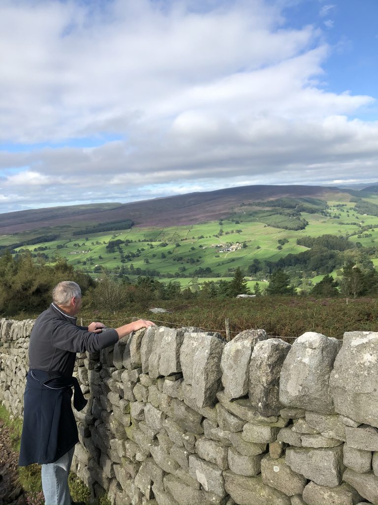 Taking in the views over wWharfedale