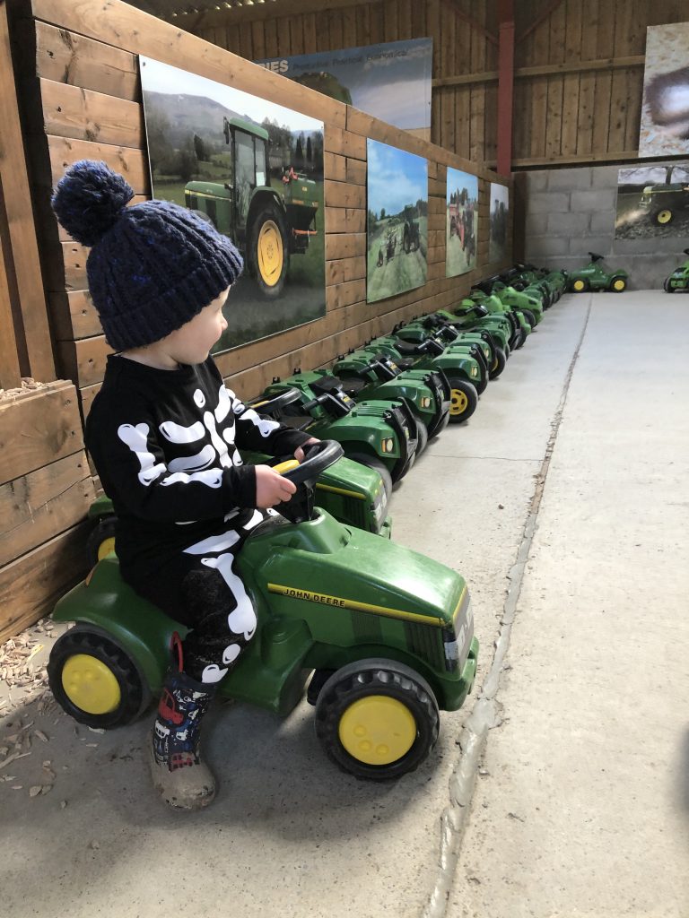 indoor tractors at Hesketh