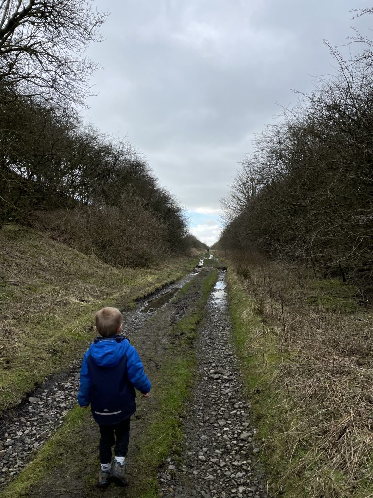 disused railway line path around Broughton hall Estate