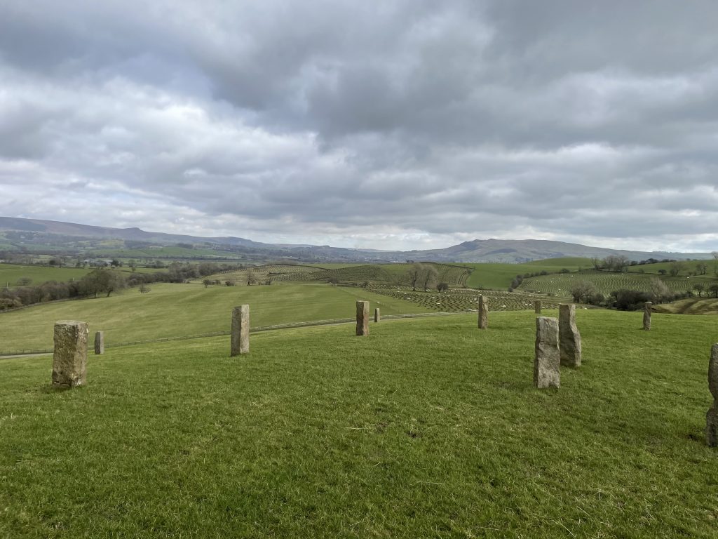 stone circle on broughton hall estate