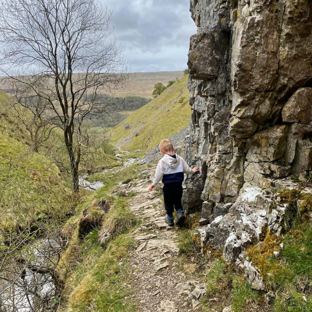 Buckden beck waterfalls paths