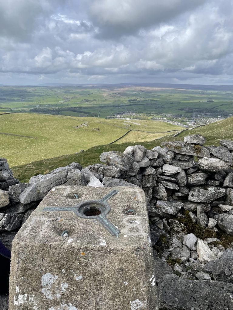 trig point views over settle