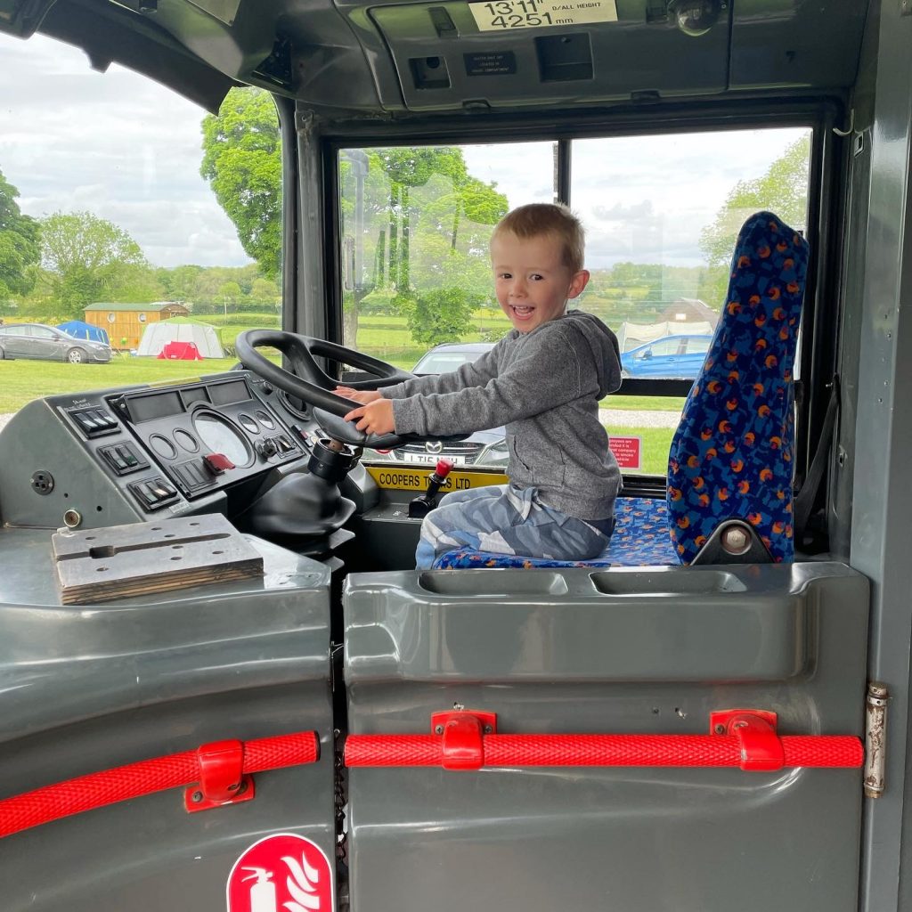 driving the double decker bus