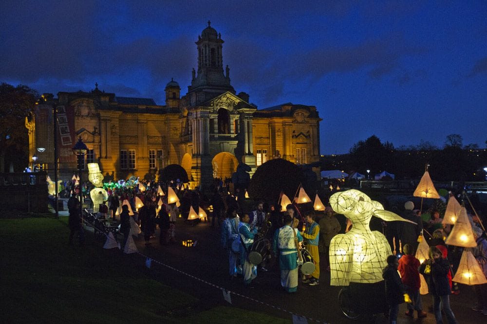 halloween events in Yorkshire - lantern parade in lister park