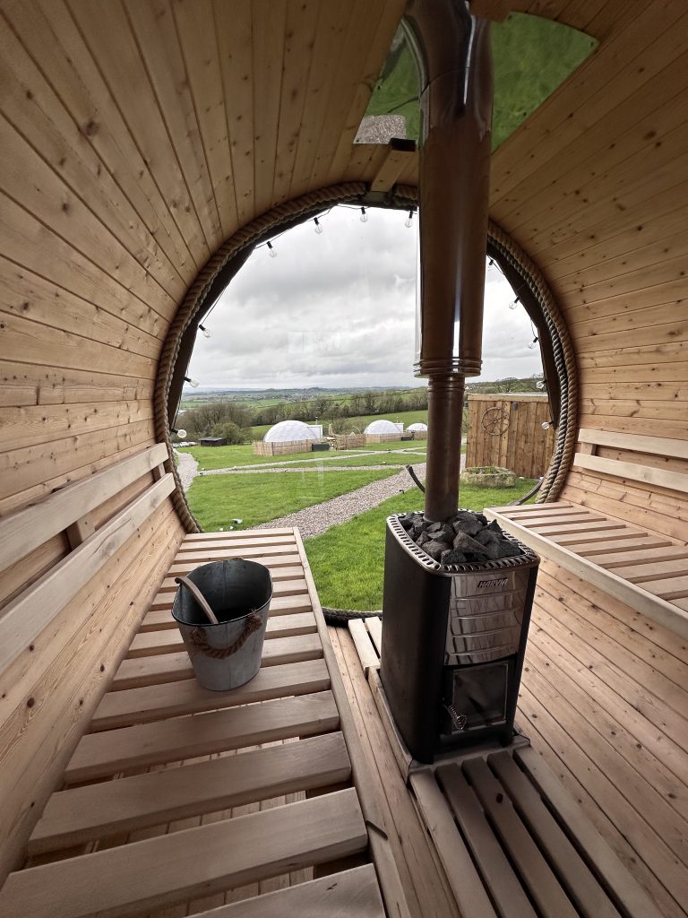 Glamping in Yorkshire - geodome extras