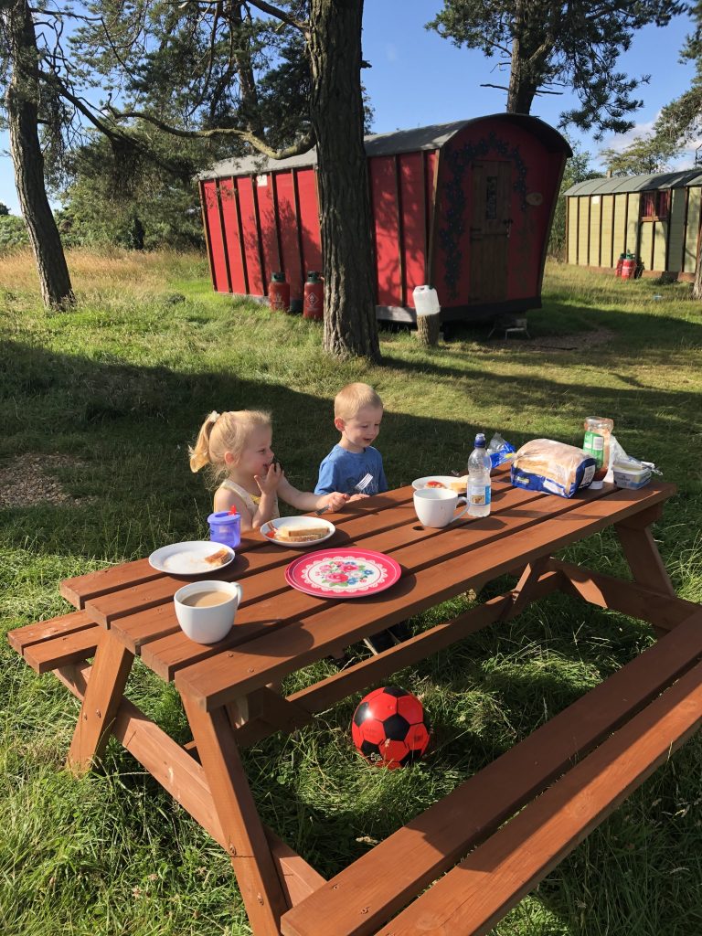 glamping in yorkshire - shepherds huts