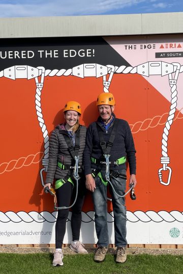 Weekend away on the Yorkshire Coast. We conquered the Edge aerial adventure