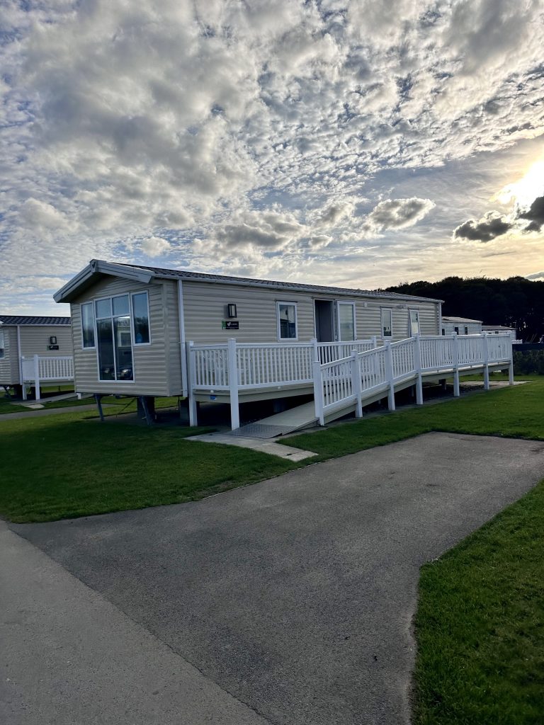 family weekend on the Yorkshire Coast staying in a static caravan at south cliff holiday park