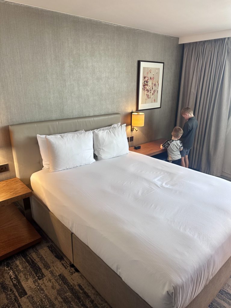 family friendly city break in leeds - hotel room