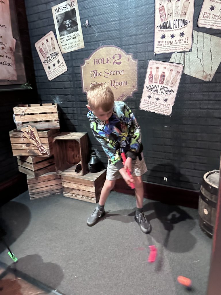 Family weekend in York - Hole in Wand crazy golf